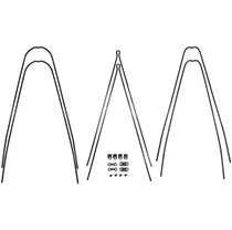 Eurofender Duo/Rapido Fender Stay Kit Svart